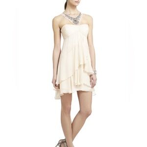 BCBG Max Azria Vanilla Beaded Joyce dress